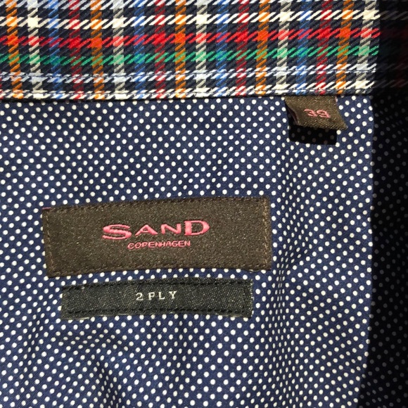 Sand Copenhagen men’s casual dress shirt S-39 - Picture 2 of 3